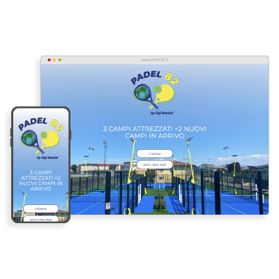 Realizzazione Sito Web Padel - padel82.it