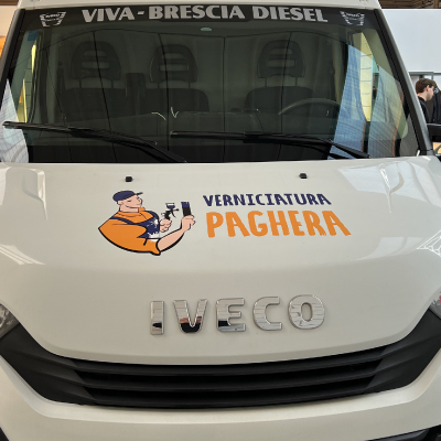 Decorazione Mezzi - Furgone Verniciatura Paghera
