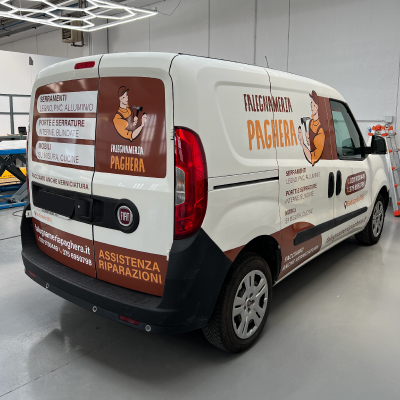 Decorazione Mezzi - Furgone Verniciatura Paghera