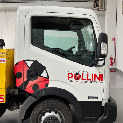 Decorazione Autocarro - Autodemolizione Pollini