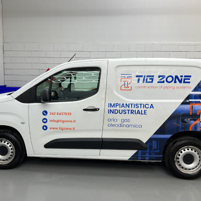 Decorazione Mezzi Aziendali - Furgone Tig Zone
