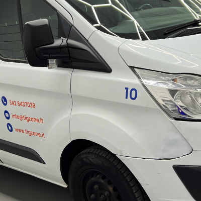 Decorazione Mezzi Aziendali - Furgone Tig Zone