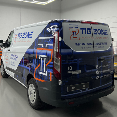 Decorazione Mezzi Aziendali - Furgone Tig Zone