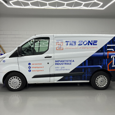 Decorazione Mezzi Aziendali - Furgone Tig Zone