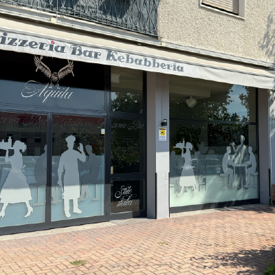 Decorazione Vetrina - Aquila