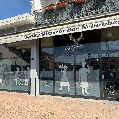 Decorazione Vetrina - Aquila