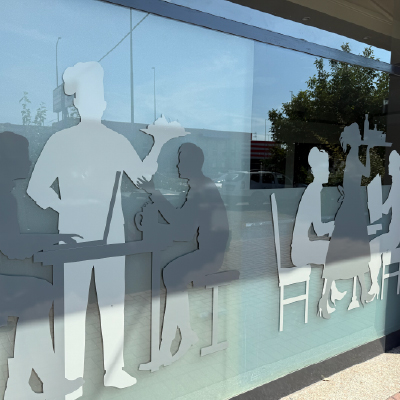 Decorazione Vetrina - Aquila