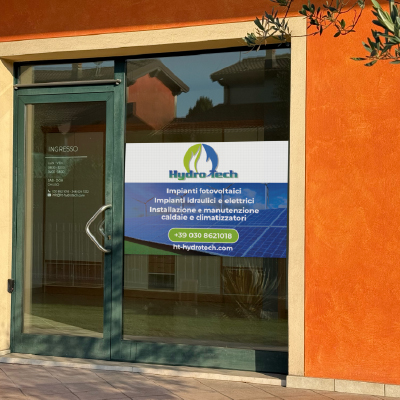 Decorazione Vetrine Hydro Tech - Adesivi Intagliati E One-Way