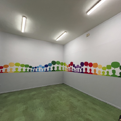 Decorazione Interni Liceo Bagatta - Adesivo su parete