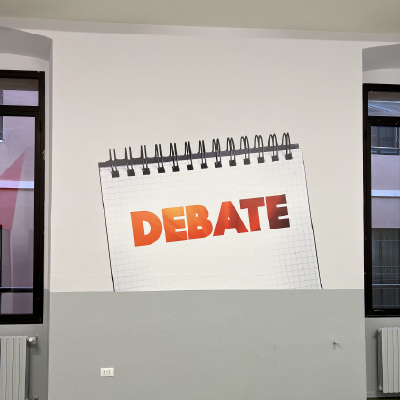 Decorazione Interni Liceo Bagatta - Adesivo su parete