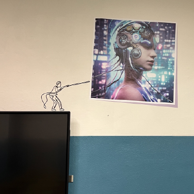 Decorazione Interni Liceo Bagatta - Adesivo su parete