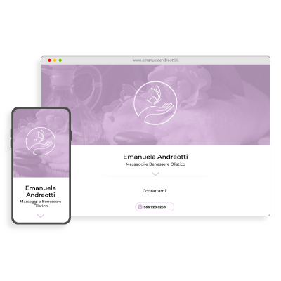 Realizzazione Sito Web Emanuela Andreotti - emanuelaandreotti.it