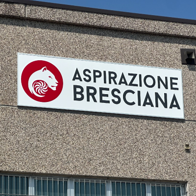 Realizzazione Insegna Capannone - Aspirazione Bresciana
